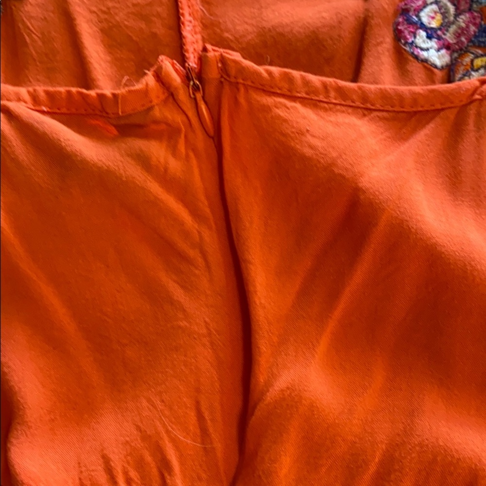 🍊 Orange flower romper! - Picture 4 of 5